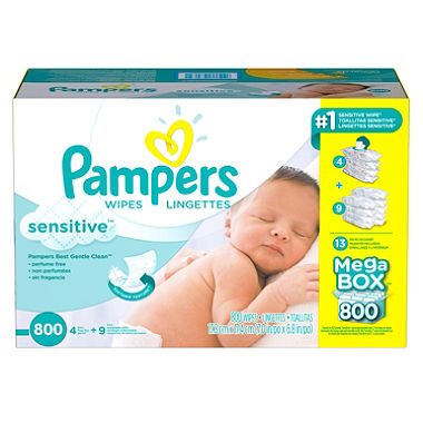 sensitive baby wipes white cotton