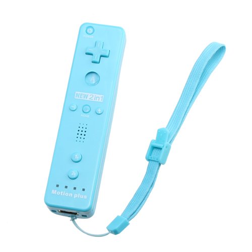 image for Wii Remote, WADEO Built in Motion Plus Remote and Nunchuck Controller+