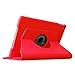 Fintie iPad Air 2 Case (2014 Release) - 360 Degree Rotating Stand Protective Case Smart Cover with Auto Sleep/Wake Feature for Apple iPad Air 2, Red
