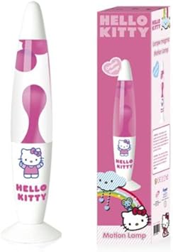 Hkl 0042 Hello Kitty Rose Lampe A Lave Magma Motion Blanc Lamp Convient Parfaitement Pour Une Chambre De Petite Fille Amazon Fr Cuisine Maison