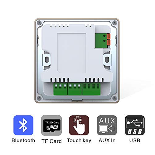 HELMER in Wall Audio Amplifier, Wall Mount Bluetooth Receiver, inWall