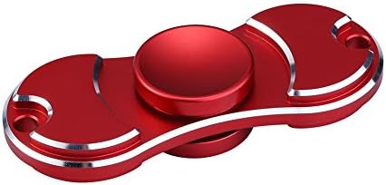 Fidget Spinners, Aestheticism Fidget toys - Ultra Fast Bearings - Hand spinner - Great Gift for ADD, ADHD, Anxiety, and Autism Adult Children Student Teen (Red)