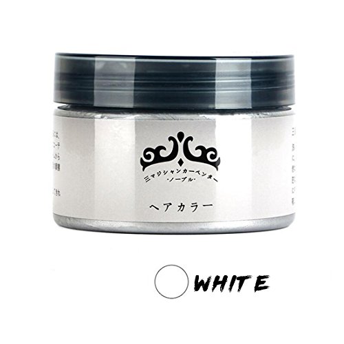 Hair Color Wax Dye One-Time Molding Paste Dye Wax Hair Tool Fashion Christmas Diy Gift White