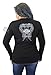 Harley-Davidson Womens Your Fantasy Foil Ink V-neck Black Long Sleeve T-Shirt - MD
