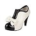 ENMAYER Womens Fashion Knots High Heels Platform Pumps