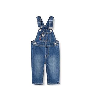 Levi’s Baby jongen jumpsuit LVB LOGO TAPE DENIM OVERALLS