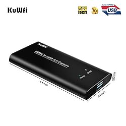 KuWFi Capture Cards for PC Gaming, HDMI to USB3.0