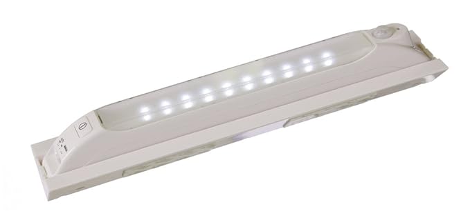 Fulcrum 30050-308 10 Anywhere Sensor LED Light with Mounting Bracket (White)