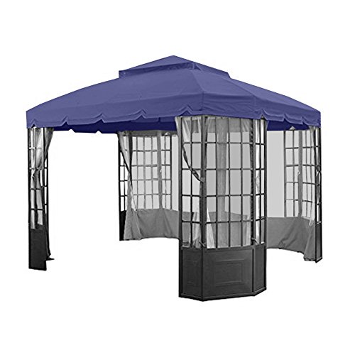 Garden Winds Ersatz-Baldachin Für Oakmont Pavillon RipLock 350 – Wasserdicht, Beige Whisper