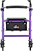 NOVA Vibe 6 Rollator Walker, Purple