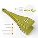 2 in 1 Bonke Tongs and Spatula - Perfect Salad, Fish, Spaghetti, Meat Steak Turner, Asparagus, Appetizer, Vegetable Tongs or Spatulas in Kitchen when Cooking - Flexible Nylon