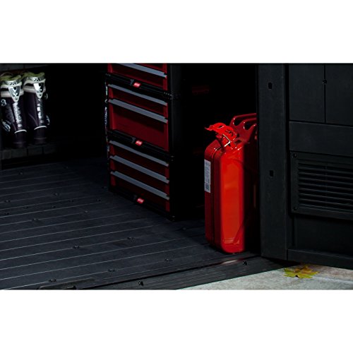 keter fusion 7.5 ft. w x 9.4 ft. d composite storage shed