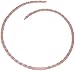 Elegant Titanium Magnetic Therapy Necklace Pain Relief for Neck Arthritis Migraine Headaches Shoulders and Back (Czech Stone Rose Gold)