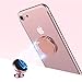 Ouktor Finger Ring Stand 2 Pack, 360° Rotary Cell Phone Adjustable Ring Stand Grip Mount Kickstand for iPhone X 8/8 Plus, Galaxy S8/S8 Plus and Almost All Cases/Phones (Black+Rose Gold)