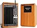 Audioengine A5+ 150W Wireless Powered Bookshelf Speakers, Bluetooth aptX HD 24 Bit DAC, Built-in Analog Amplifier & Remote Control (Bamboo)