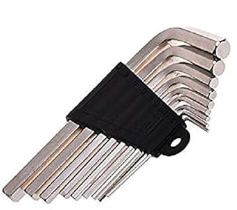 GSK Cut Allen/Hex Key Set of 9 Pieces - from 1.5 to10 mm