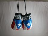 Puerto Rico Bandera Color Mini boxing Gloves Car Hanging Ornament or gifts