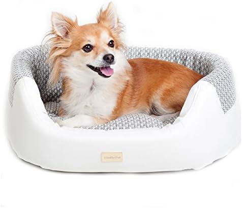 Luxury Dog Bed by FluffyPal Made In Europe Unique Fancy Cosy Snuggle Best Dog Beds - Arthritic Dog Basket Lounge Corner Couch Dog Bed - Easy & Completely Washable And Hypoallergenic
