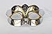 Solovey 12Pack Gold Shining Plated Party Mask Wedding Props Masquerade Mardi Gras Mask Party Costume Accessory, Large