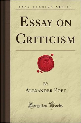 pope essay on criticism