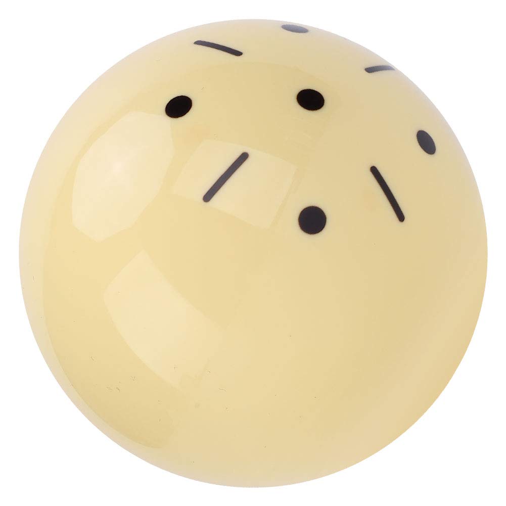 POENVFPO Training Cue Ball, Resin Material, High Gloss, Billiard Pool Ball, British Snooker 52.5MM