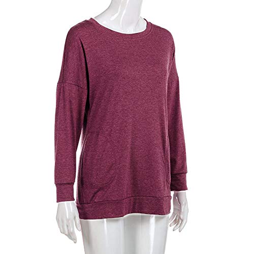 image for Toimoth Tops Clearance Sale! Toimoth Women Casual Long Sleeve Cotton T