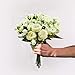 Calenzana 4 Pack Artificial Peony Flowers Silk Fake Flower Wedding Bouquet Bridesmaid Bridal Party Centerpieces Decoration
