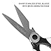 Muclipkot Ultra Sharp Premium Heavy Duty Multi-Functional Shears (black)