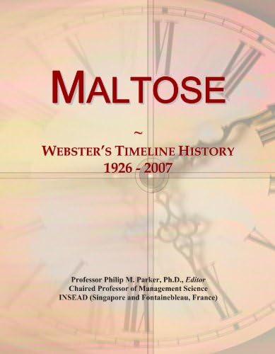Maltose: Webster's Timeline History, 1926 - 2007