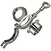 HFS (R) OD SS304 Sanitary Pipe Weld Ferrule + Tri Clamp + PTFE Gasket Set (1.5IN)