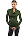 PattyBoutik Mama Cowl Neck Maternity Top (Dark Green M)