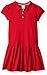 Gymboree Little Girls' School Uniform Polo Dress, Red, 4