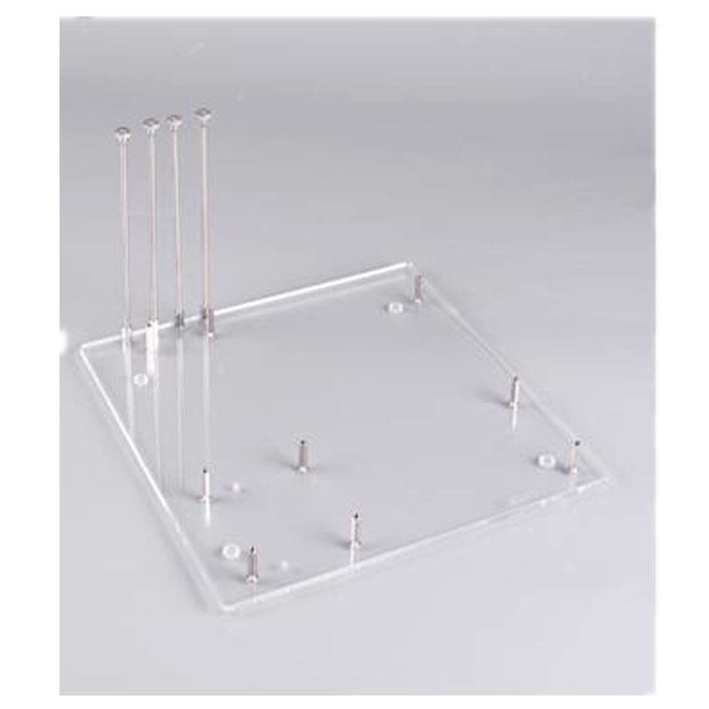 Yoidesu Open Air Computer Case For M-ATX Motherboard - Acrylic Transparent PC Frame With Base Stand