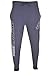 NBA Men's San Antonio Spurs Overtime Active Basic Team Logo Fleece Jogger Pants, Large, Heather Charcoal