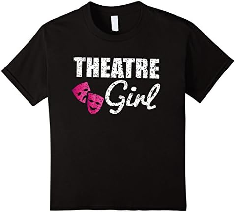 Kids Theater People Funny T-Shirt - Theater Girl Funny Gift Shirt 12 Black