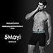 5Mayi Mens Underwear Boxer Briefs Cotton Black Men's Boxer Briefs Underwear Men Pack of 5 Open Fly Pouch S