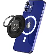 Sinjimoru Magsafe対応 スマホリングスタンド、ワイヤレス充電対応 360˚回転 できるiPhone 携帯リング 薄型 強力磁石付きでスマホ落下防止 安定的な片手操作可能 iPho...