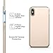 iPhone X/XS Case, Vivafree [Minimalist Series] Premium TPU Slim Fit Matte Full Protection Shock Proof Cover Case [Supports Wireless Charging] for Apple iPhone X/XS - Champagne Gold