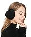 Unisex Warm Winter Earmuffs Knit Fur Earwarmers Outdoor for Women Foldable Knitted Ear Muffs Earflap Cover