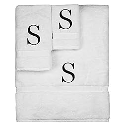 Monogrammed Towel Set, Personalized Gift, Set of