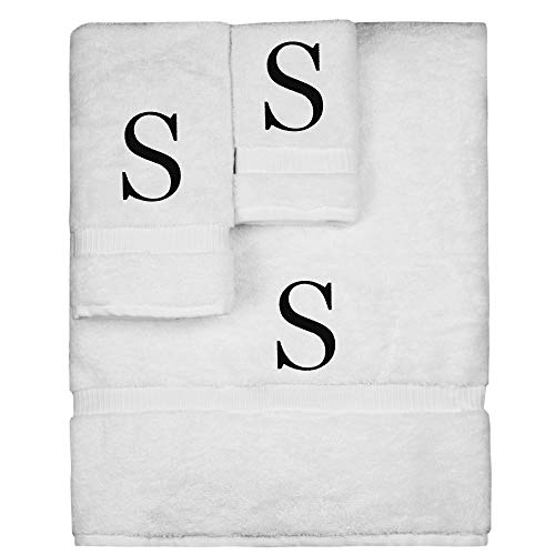 Monogrammed Towel Set, Personalized Gift, Set of