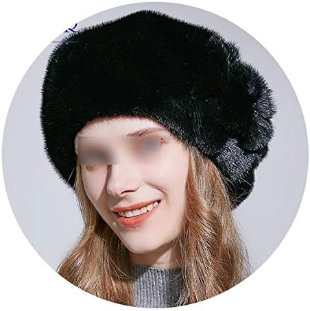 mink fur caps