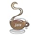 Super Z Outlet Coffee House Mug Cups Latte Java Mocha 3D Metal Wall Art Sculpture for Home Kitchen Decoration, Gifts, Restaurants