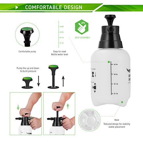 image for VIVOSUN 51oz Hand held Garden Sprayer Pump Pressure Water Sprayers, 0.