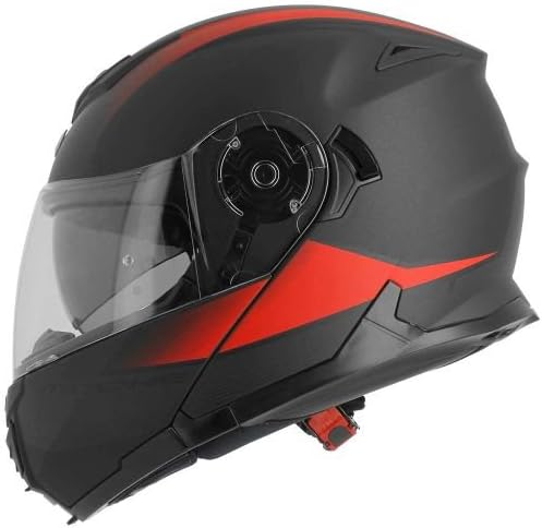 Astone rt1200 Adjustable Helmet Vanguard black matt red, size XL