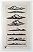 Cloud and Mountains Engraving Borders Clear Stamps Set