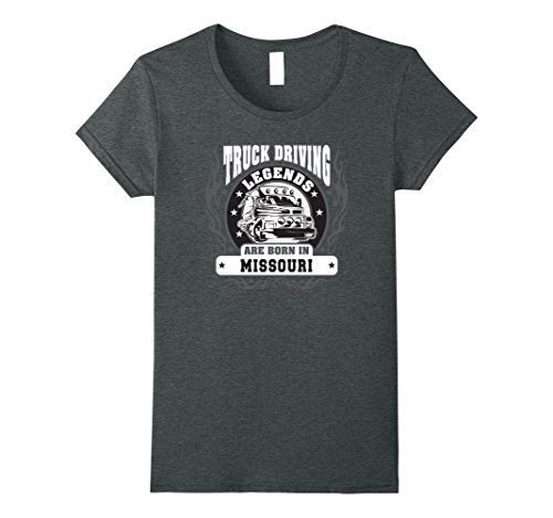 Womens Truck Driving Legends are Born in Missouri T-Shirt