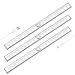 OxyLED Motion Sensor Closet Lights, Wardrobe Light USB Rechargeable Under Cabinet Lightening, Stick-on Cordless 20 LED Night Light Emergency Light, Safe Lights with Magnetic Strip, 3 Pack, T-02S