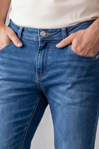Calça Jeans Masculina Regular Básica Polo Wear Jeans Escuro