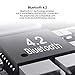 Bluetooth Headphones, Bluetooth 4.2 Runner Headset Sport Earphones with Mic Stereo Noise Cancelling and Sweatproof 5.5 Hours Playtime in Ear Earbuds for Gym Workout Running Blackout (Silver)thumb 3